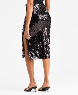 Women's Pailette Midi Skirt, Macy's Exclusive