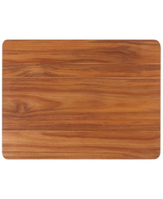 Dexas - Teak Butcher Block with Gripp Feet, 12" x 16"