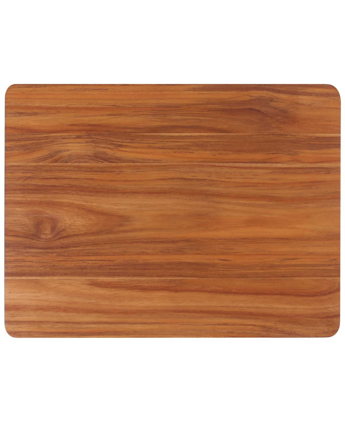 Dexas Teak Butcher Block with Gripp Feet, 12" x 16"