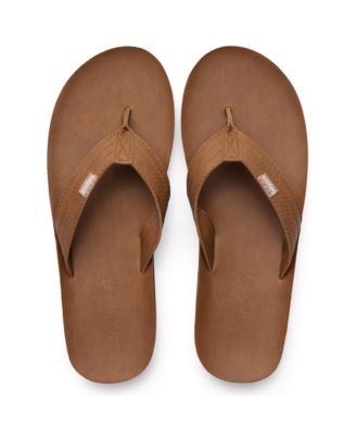 Men's Zensole Kinderz Faux Leather Flip-Flop Thong Sandals