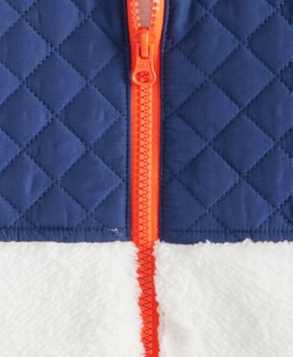 Boys 5-20 Color Blocked Faux-Sherpa Jacket, Macy's Exclusive