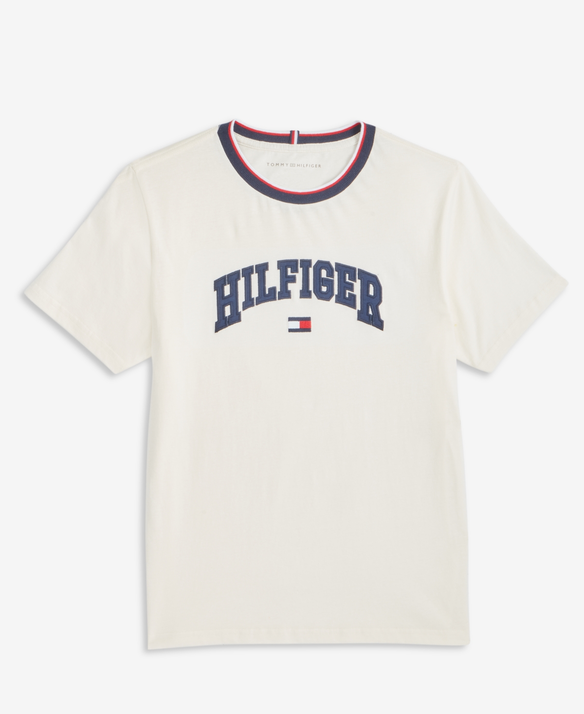 Tommy Hilfiger Big Boys S-xl Hilfiger Arch Short Sleeve T-shirt In White