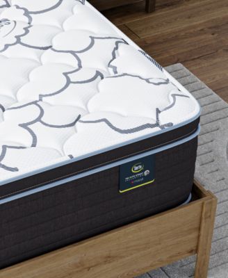34th Street 15" Medium Pillow-Top Mattress Set, Queen Split