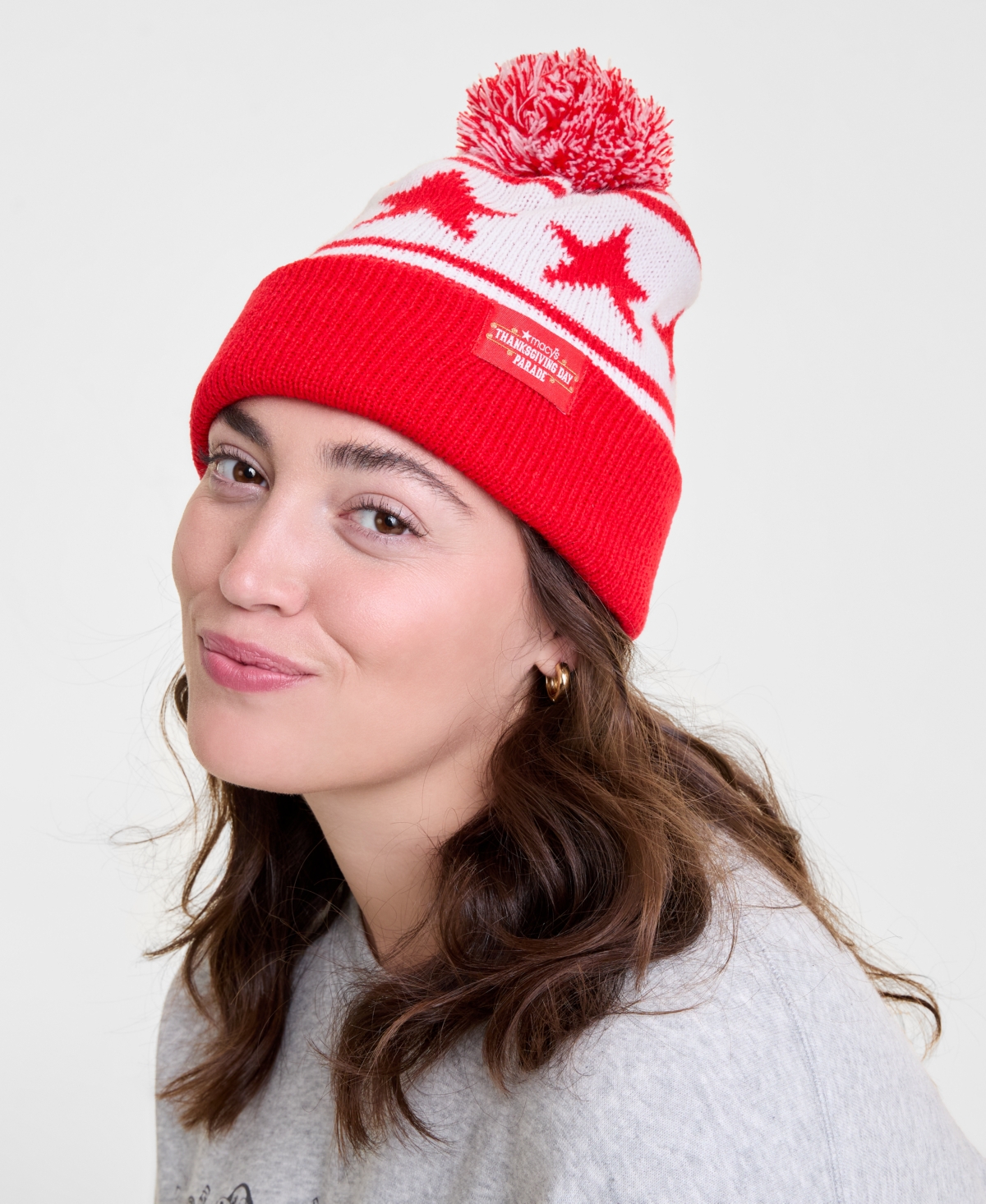 Macy's Thanksgiving Day Parade 2025 Beanie Hat,  Exclusive In Red