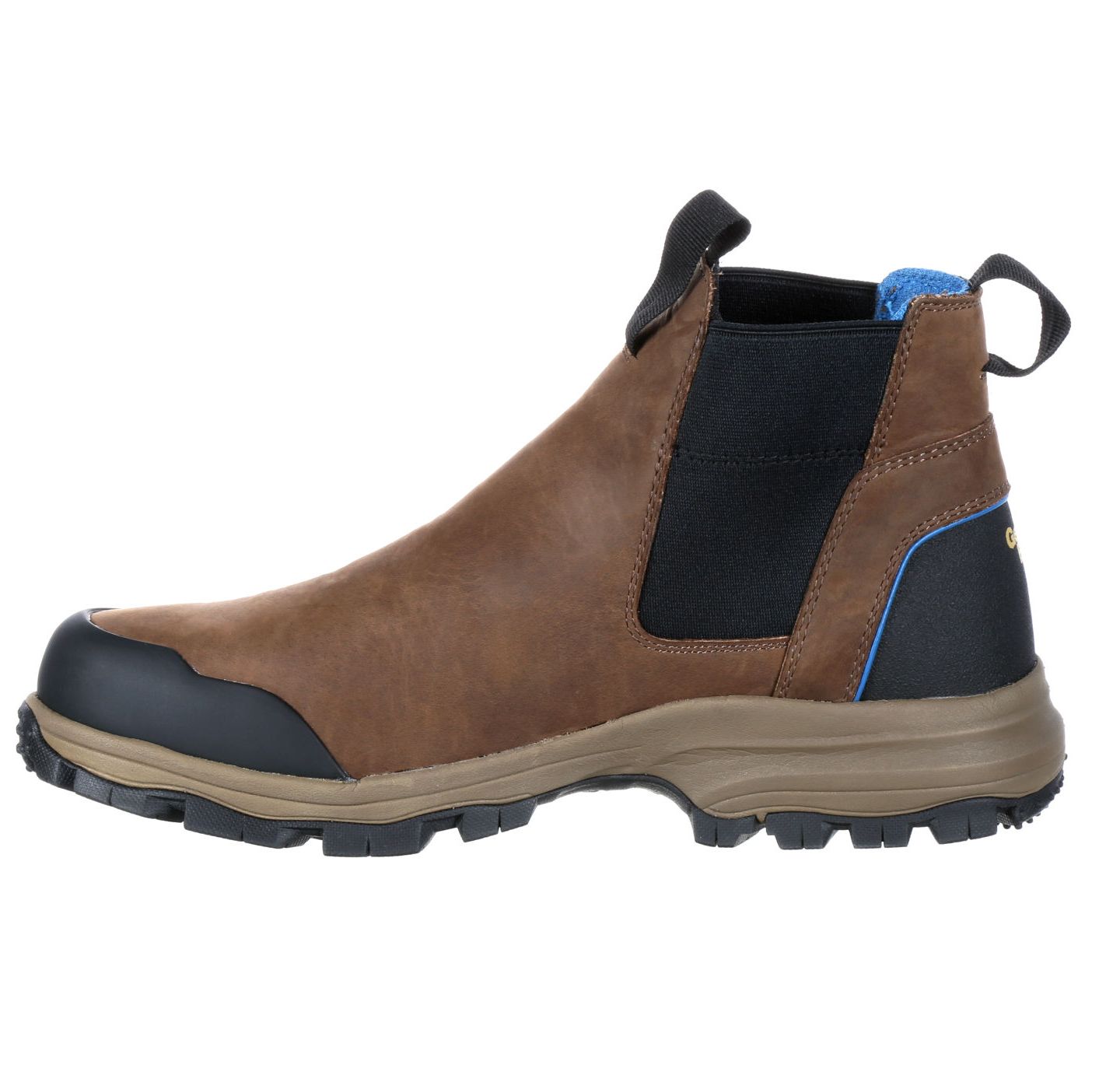 Мужские ботинки GEORGIA BOOT Collar Chelsea Waterproof Work Romeo Boot, цвет: Тёмный коричневый — фото 8