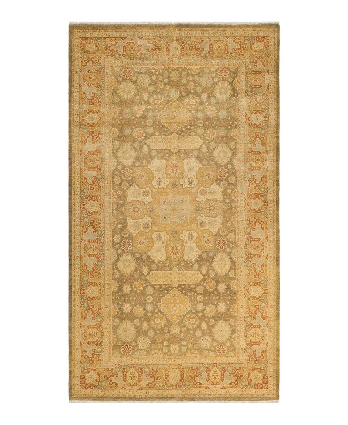 Adorn Hand Woven Rugs Mogul M1552 6'3"x11'1" Area Rug In Neutral