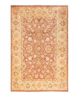 Adorn Hand Woven Rugs Mogul M1091 Rug Collection In Orange