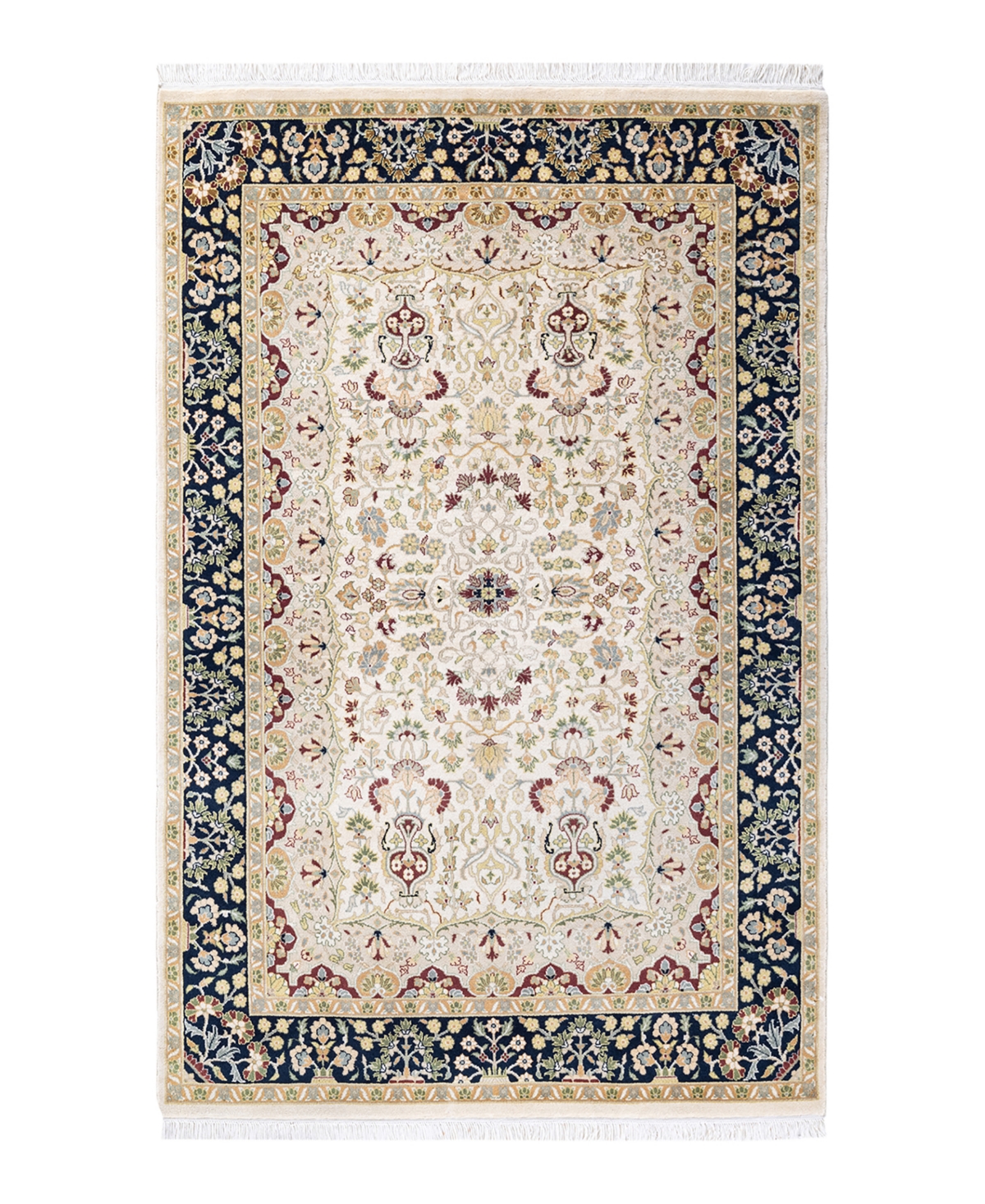 Adorn Hand Woven Rugs Mogul M1402 4'2"x6'3" Area Rug In Multi