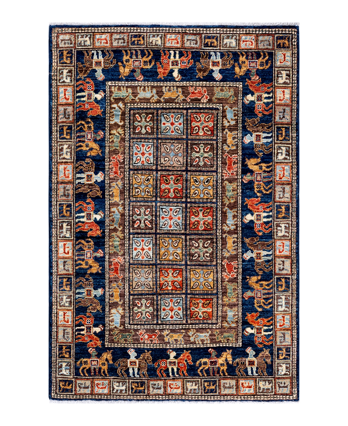 Adorn Hand Woven Rugs Serapi M1973 3'3"x5' Area Rug In Multi