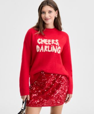 On 34th - Women's Cheers Darling Crewneck Sweater