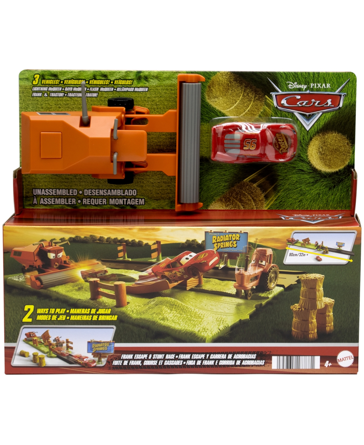 Cars Disney And Pixar  Frank Escape And Stunt Race Playset In Multi
