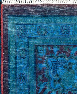 Adorn Hand Woven Rugs Fine Vibrance M1362 Rug Collection In Blue