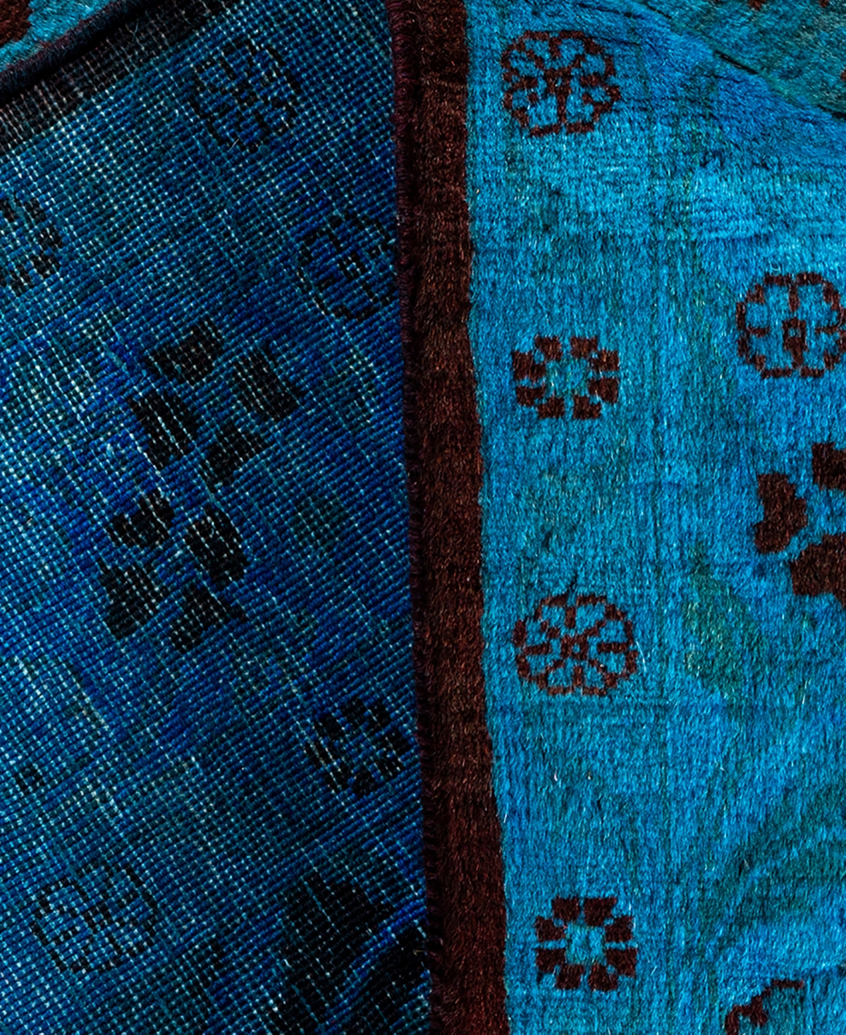 Adorn Hand Woven Rugs Fine Vibrance M1444 4'1"x6'1" Area Rug In Blue
