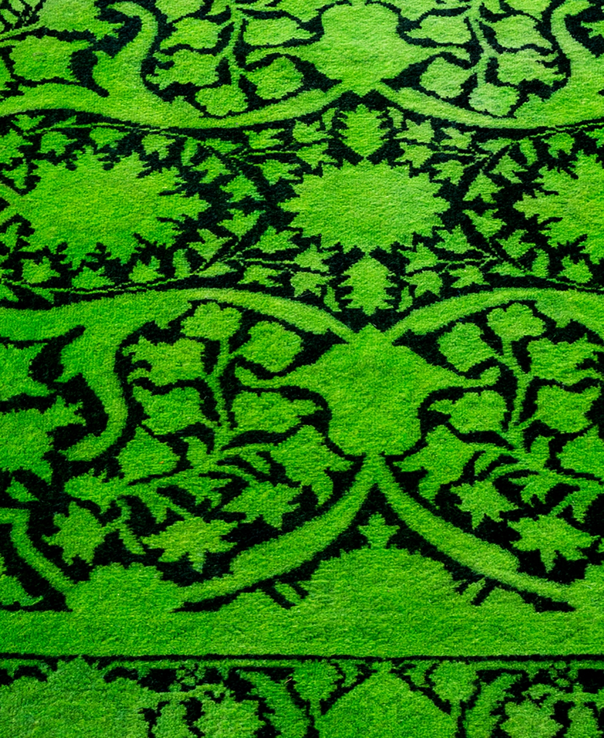 Adorn Hand Woven Rugs Fine Vibrance M1402 3'2"x5'4" Area Rug In Green