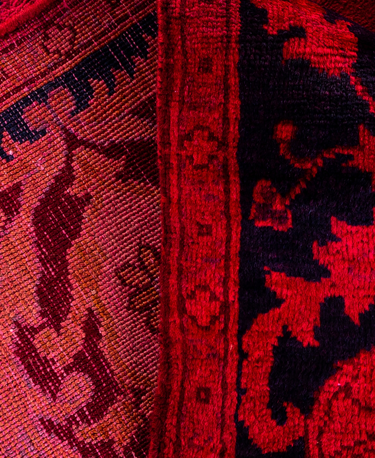 Adorn Hand Woven Rugs Fine Vibrance M1265 6'1"x9'2" Area Rug In Red