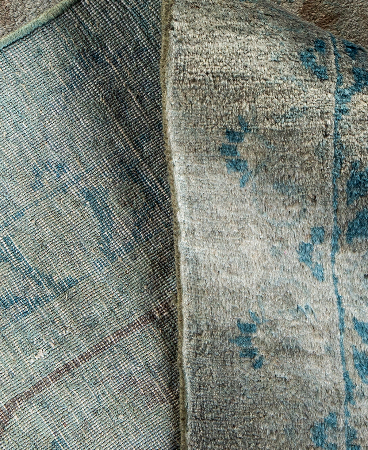 Adorn Hand Woven Rugs Fine Vibrance M1602 9'1"x12'1" Area Rug In Gray