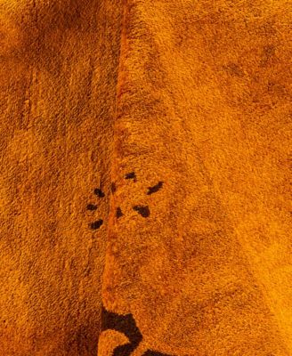 Adorn Hand Woven Rugs Fine Vibrance M1345 Rug Collection In Orange