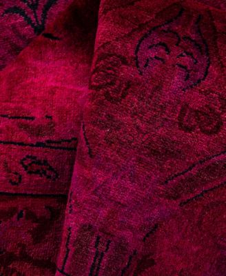 Adorn Hand Woven Rugs Fine Vibrance M1380 Rug Collection In Red