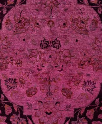 Adorn Hand Woven Rugs Fine Vibrance M1123 Rug Collection In Pink