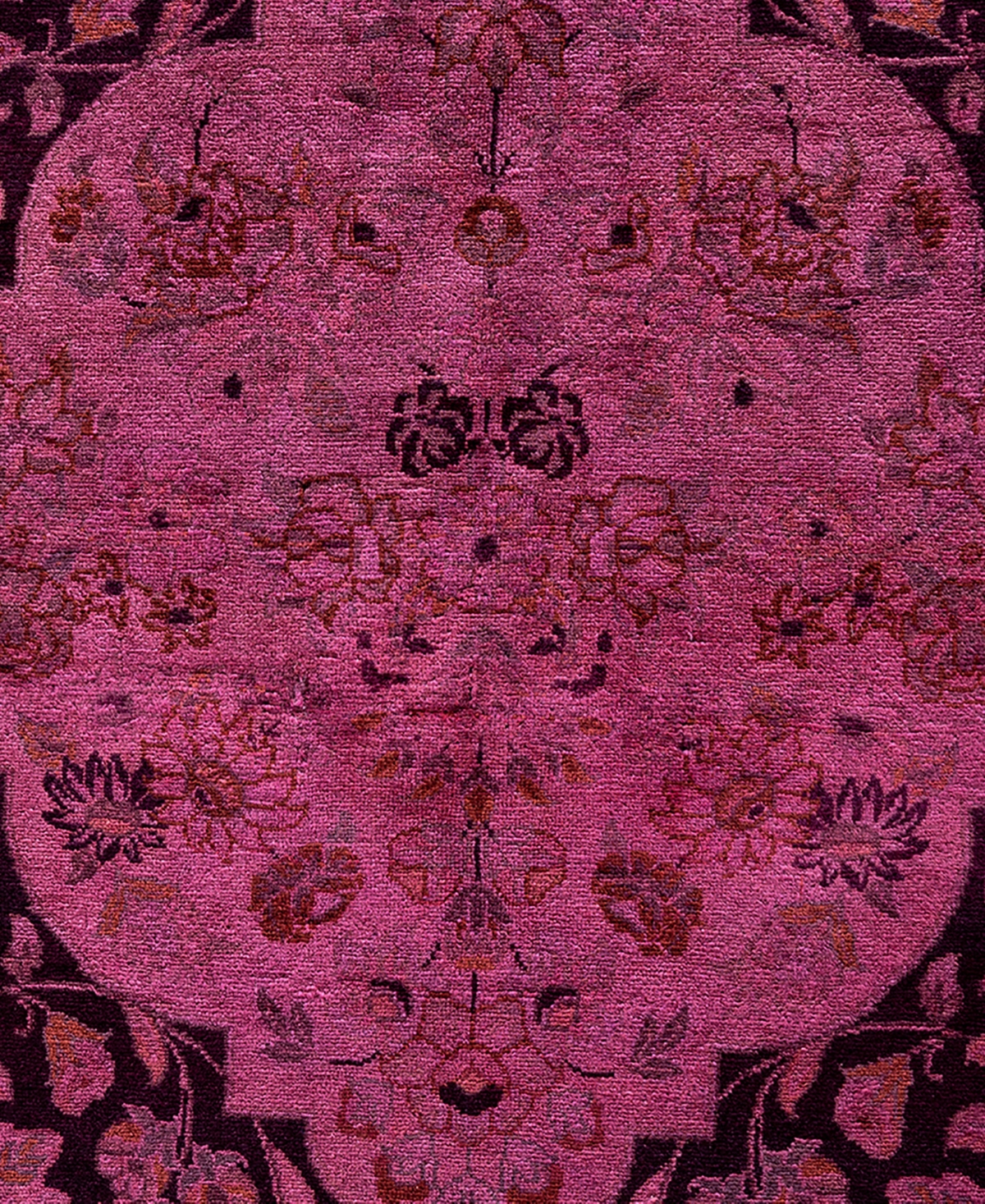Adorn Hand Woven Rugs Fine Vibrance M1123 8'2"x10'2" Area Rug In Pink