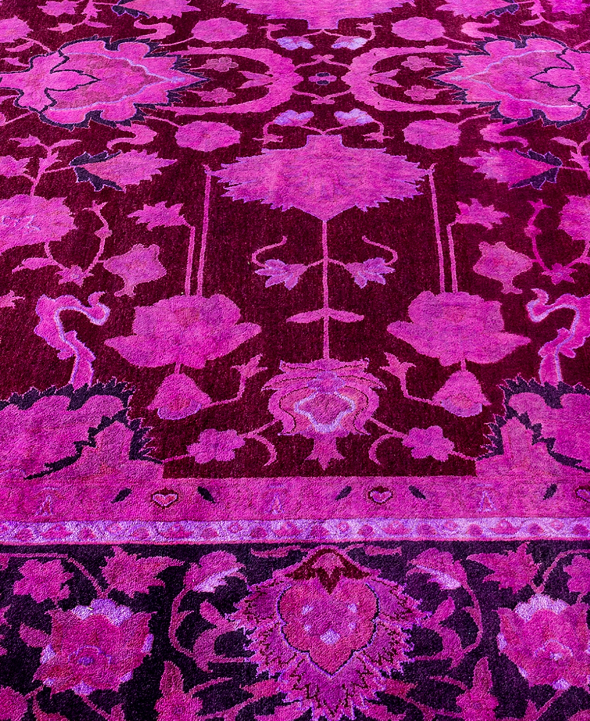Adorn Hand Woven Rugs Fine Vibrance M1369 9'2"x12'2" Area Rug In Pink
