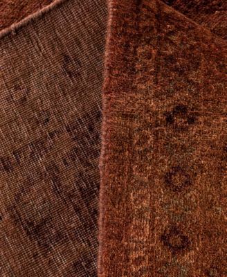 Adorn Hand Woven Rugs Fine Vibrance M1078 Rug Collection In Brown