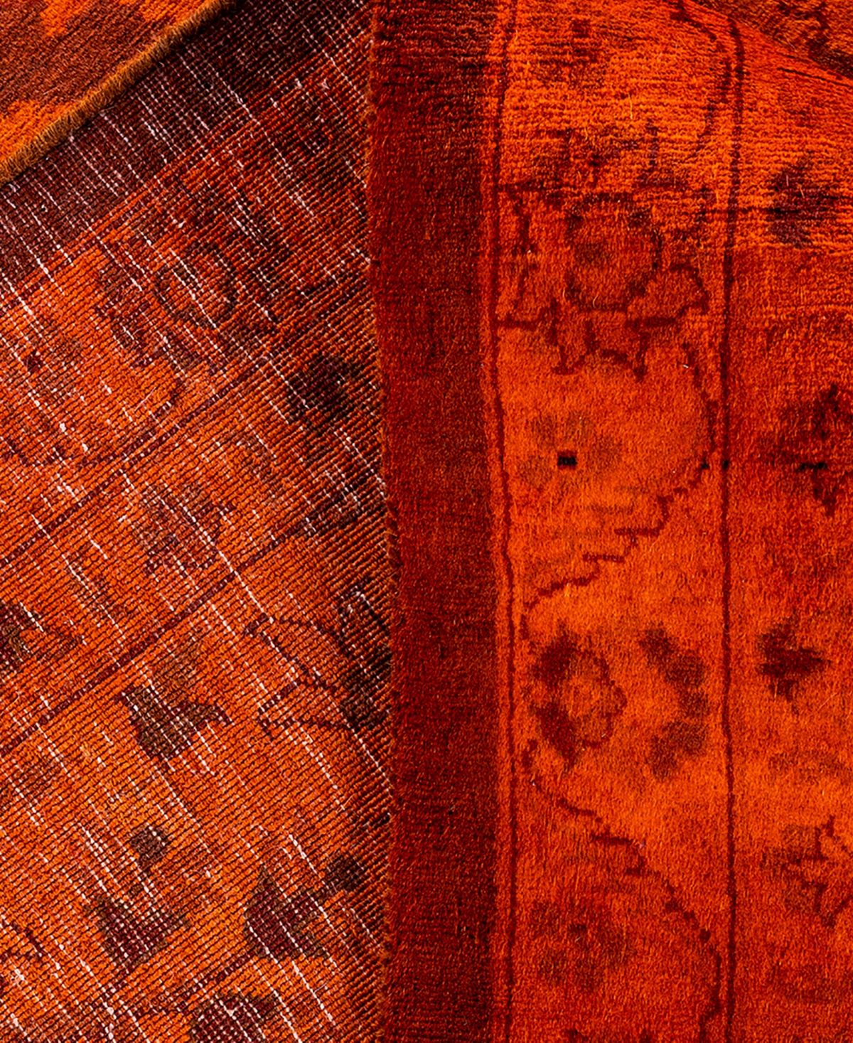 Adorn Hand Woven Rugs Fine Vibrance M1473 8'2"x10'5" Area Rug In Orange