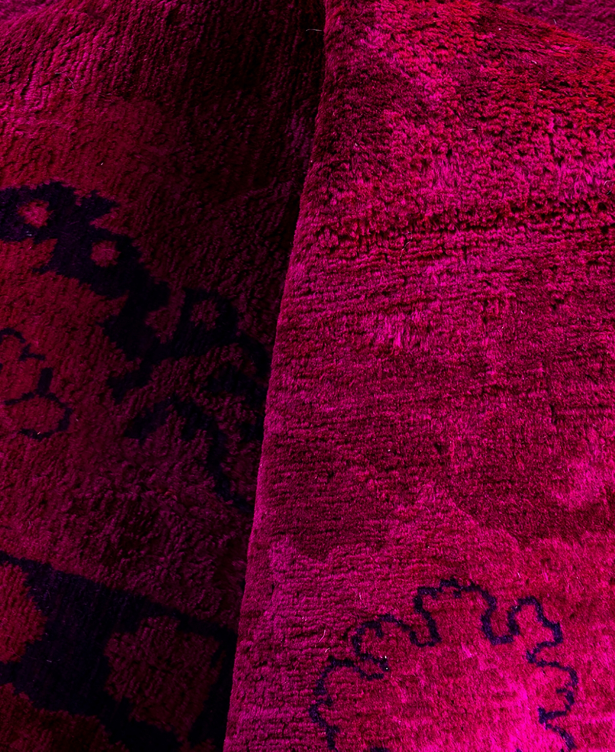 Adorn Hand Woven Rugs Fine Vibrance M1273 4'8"x7'1" Area Rug In Pink