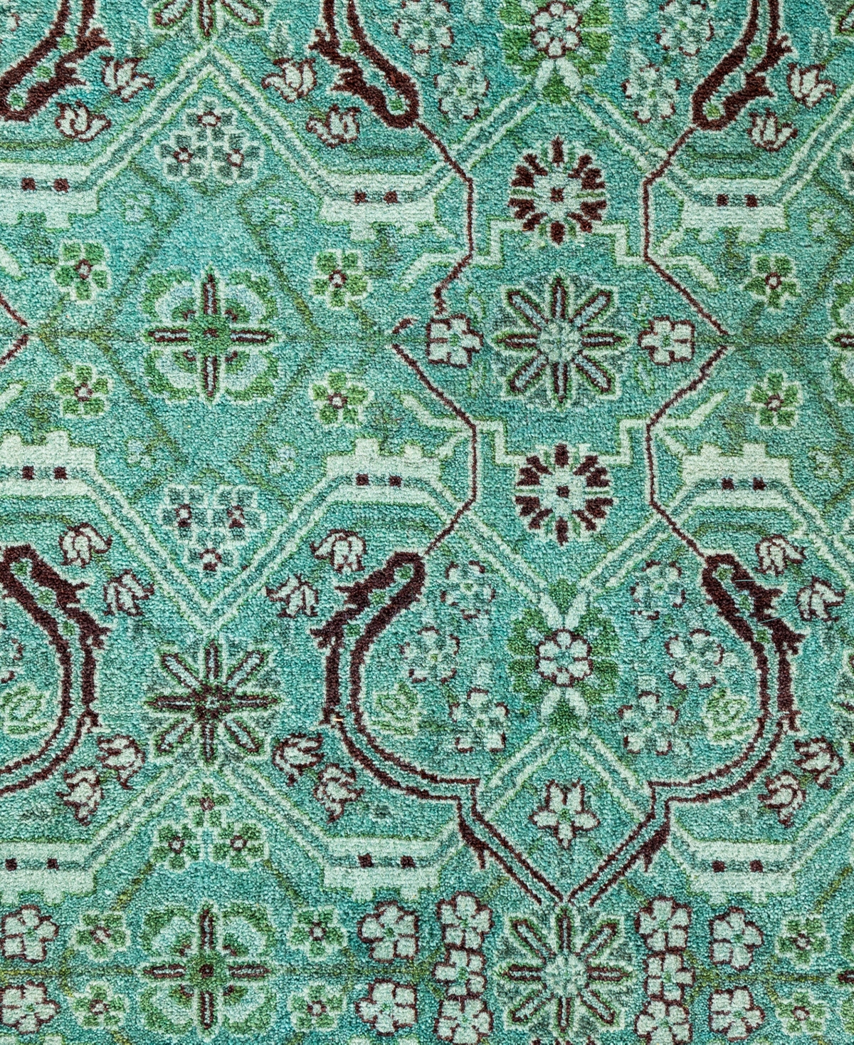 Adorn Hand Woven Rugs Fine Vibrance M1230 6'2"x9'1" Area Rug In Green