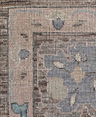 Adorn Hand Woven Rugs Colorful Oushak M0103 31 Rug Collection In Brown