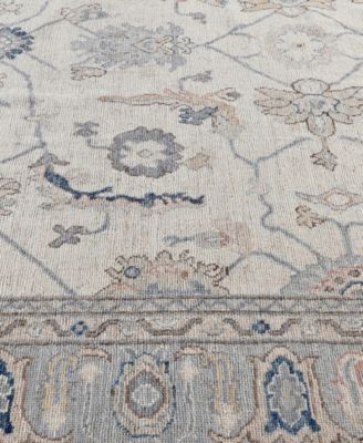 Adorn Hand Woven Rugs Colorful Oushak M0103 44 Rug Collection In White