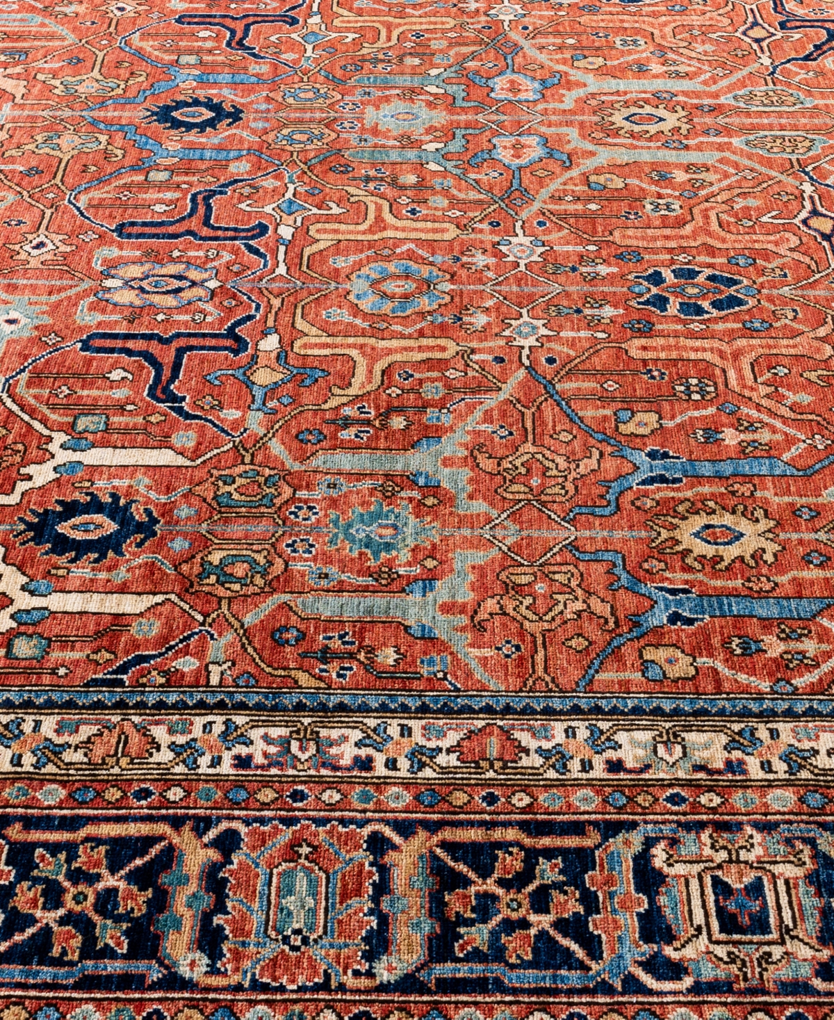 Adorn Hand Woven Rugs Serapi M0103-54 10'x13'9" Area Rug In Red