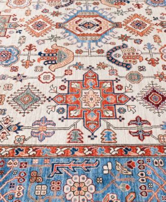 Adorn Hand Woven Rugs Serapi M0103 121 Rug Collection In Gray