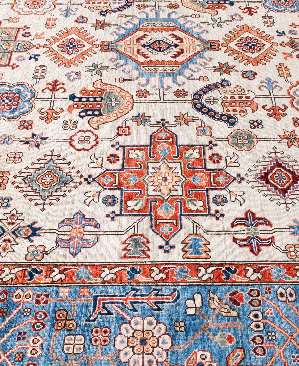 Adorn Hand Woven Rugs Serapi M0103-121 9'1"x11'9" Area Rug In Gray