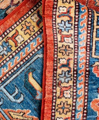 Adorn Hand Woven Rugs Serapi M0103 124 Rug Collection In Red