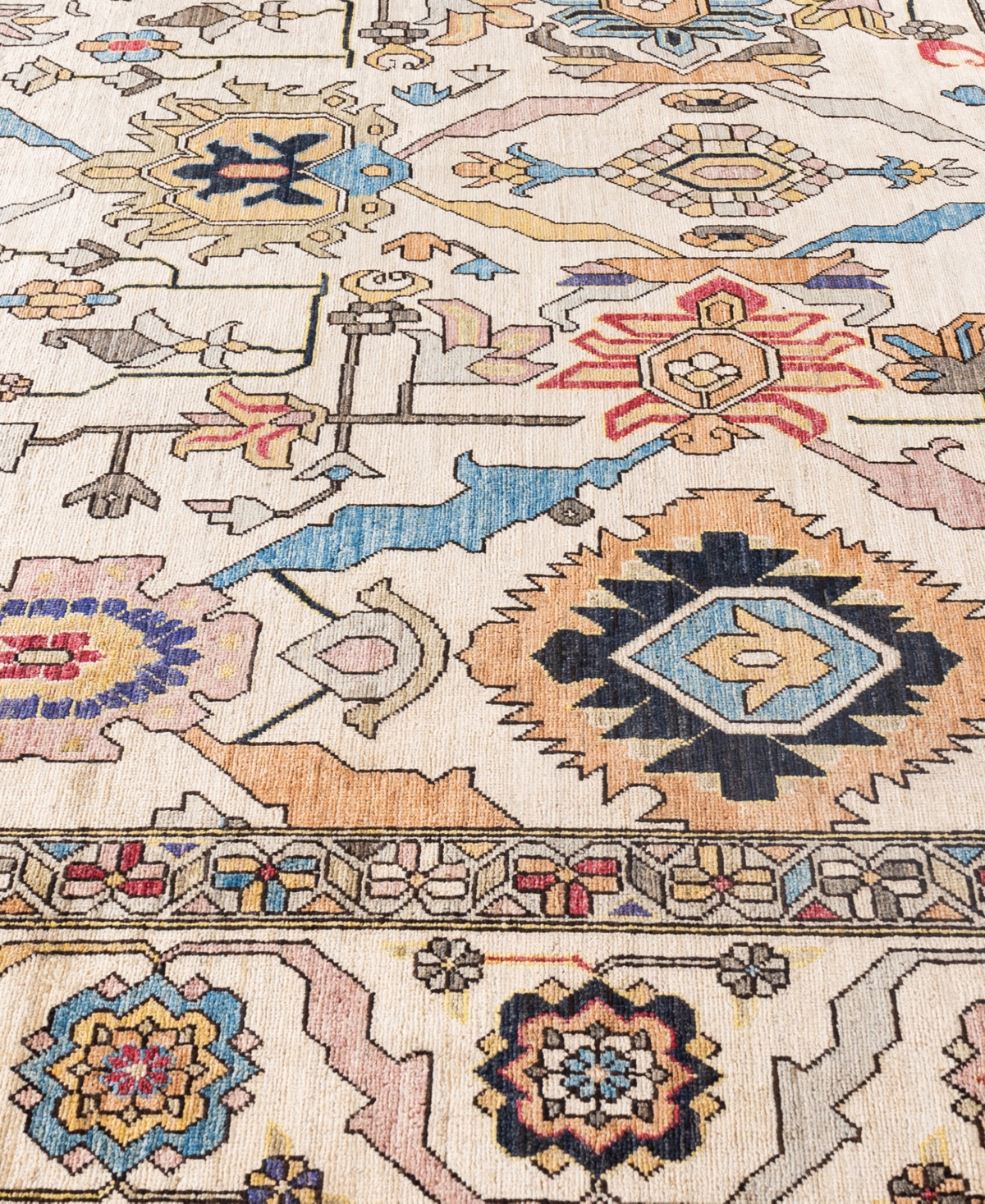 Adorn Hand Woven Rugs Serapi M0103-156 9'1"x11'11" Area Rug In White