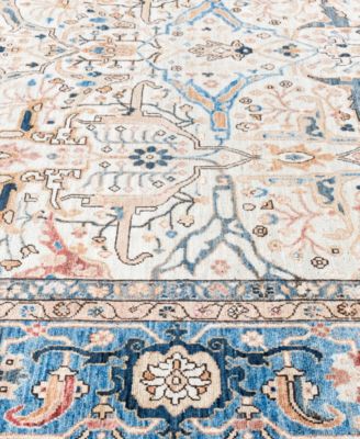 Adorn Hand Woven Rugs Serapi M0103 186 Rug Collection In White