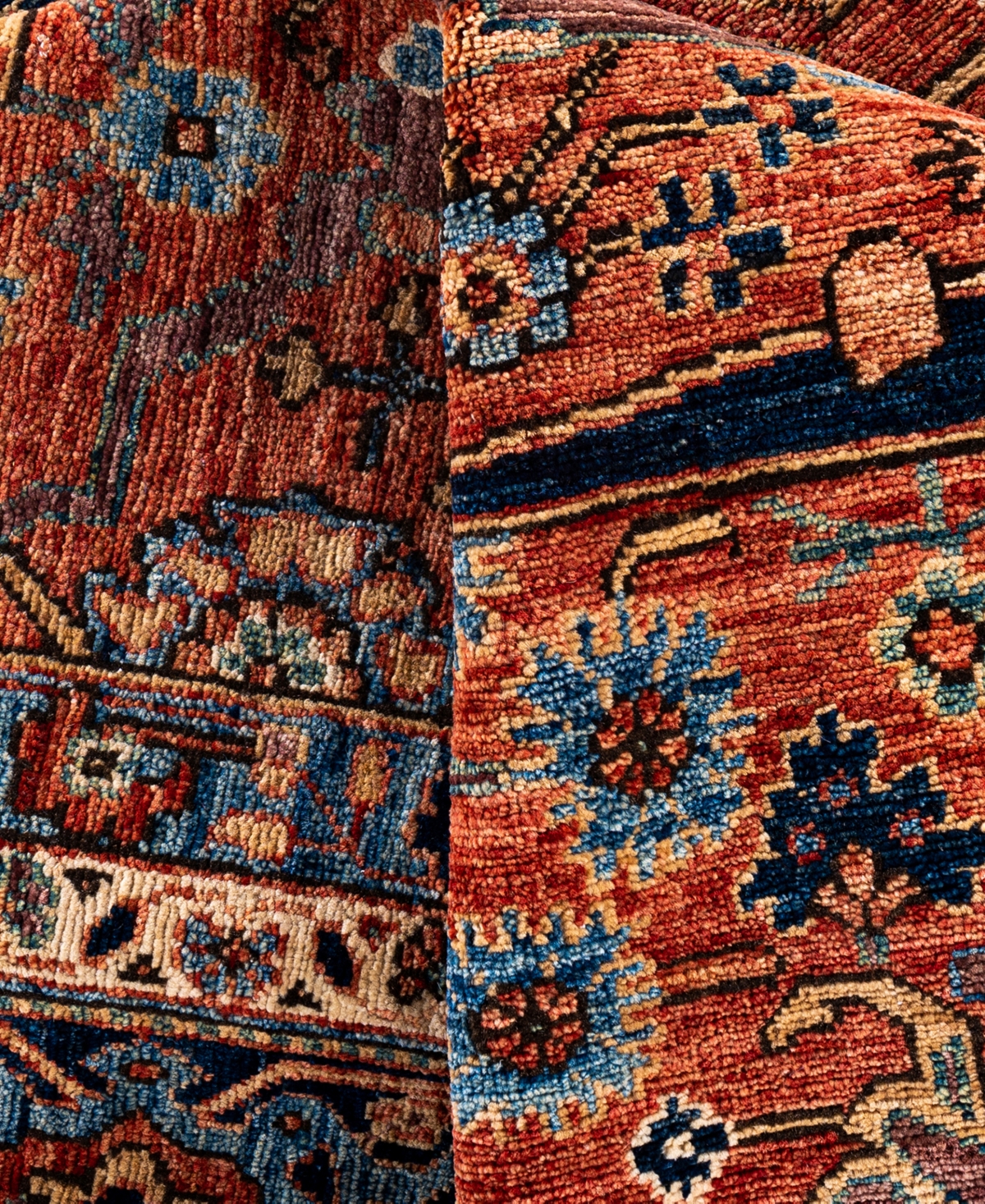 Adorn Hand Woven Rugs Serapi M0103-199 8'x10'3" Area Rug In Orange