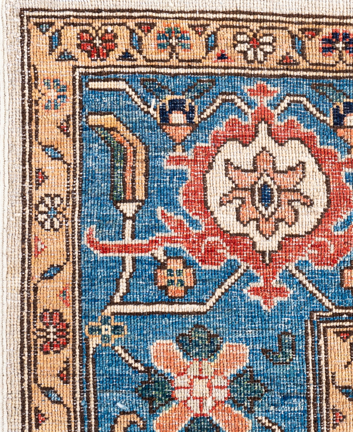 Adorn Hand Woven Rugs Serapi M0103-201 7'11"x9'10" Area Rug In White