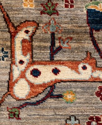 Adorn Hand Woven Rugs Serapi M0103 208 Rug Collection In Brown