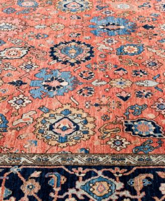 Adorn Hand Woven Rugs Serapi M0103 235 Rug Collection In Red