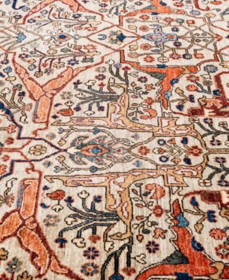 Adorn Hand Woven Rugs Serapi M0103 245 Rug Collection In White