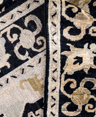 Adorn Hand Woven Rugs Serapi M0103 258 Rug Collection In Black