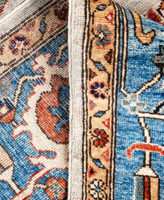Adorn Hand Woven Rugs Serapi M0103 283 Rug Collection In White