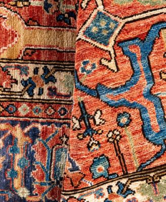Adorn Hand Woven Rugs Serapi M0103 286 Rug Collection In Red