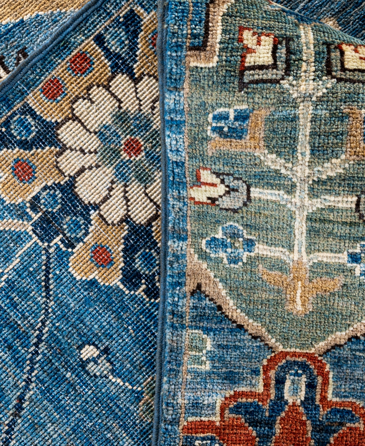 Adorn Hand Woven Rugs Serapi M0103-288 8'2"x9'11" Area Rug In Blue