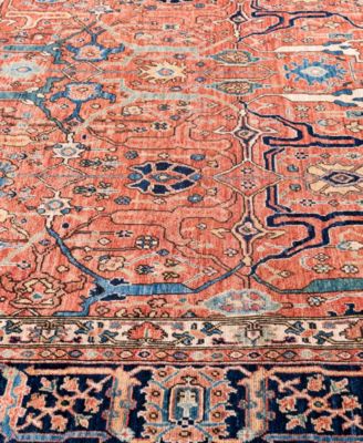 Adorn Hand Woven Rugs Serapi M0103 290 Rug Collection In Red