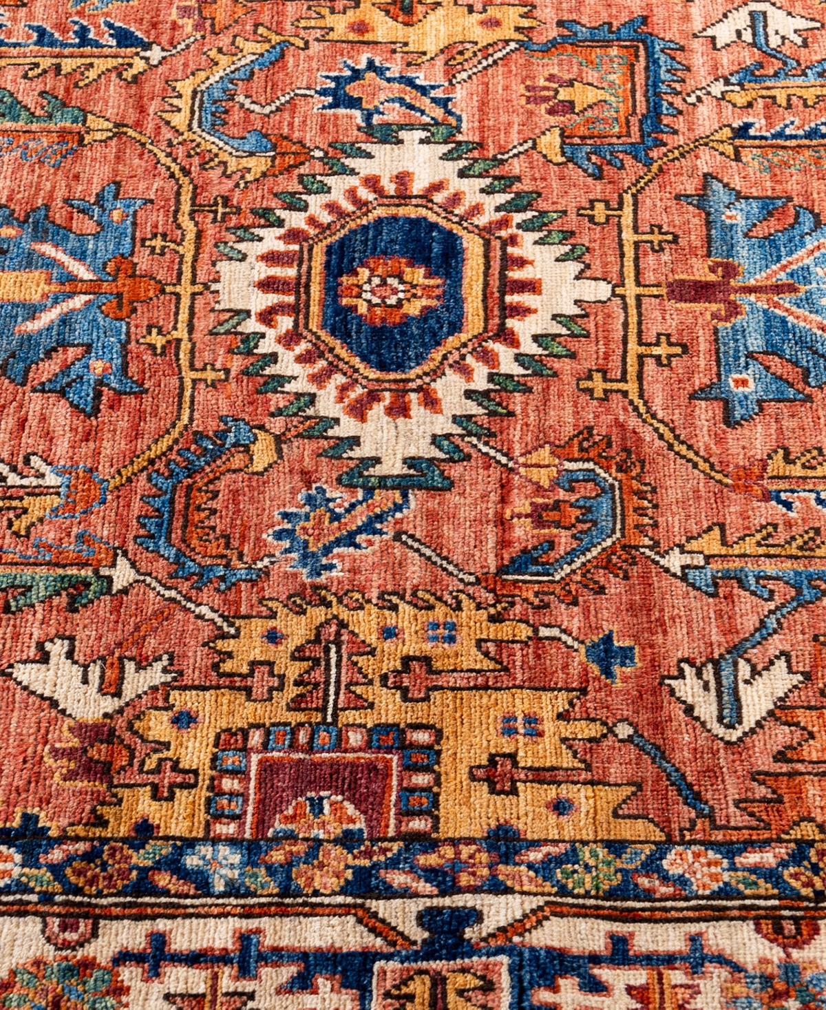 Adorn Hand Woven Rugs Serapi M0103-300 4'x5'10" Area Rug In Red