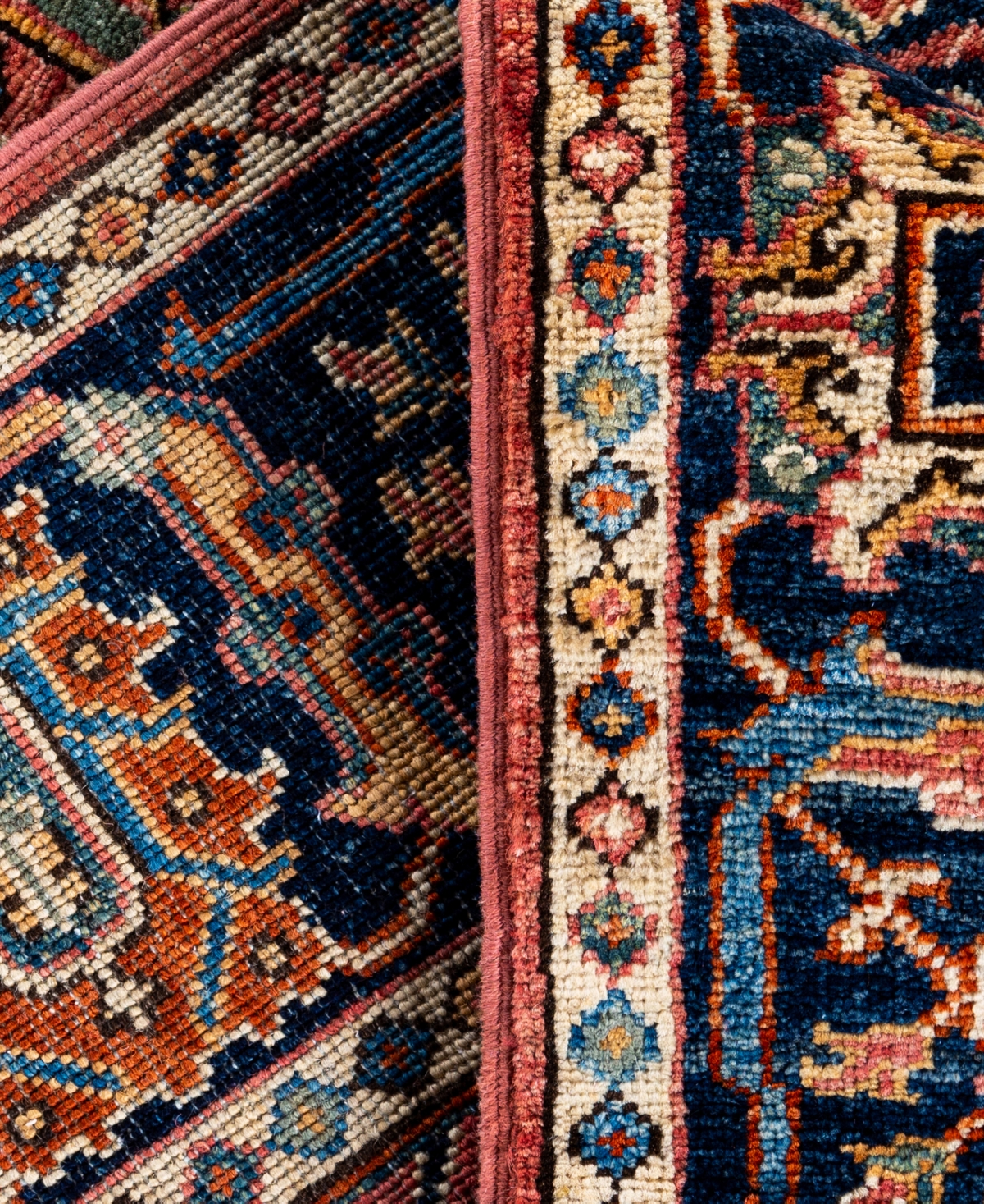 Adorn Hand Woven Rugs Serapi M0103-308 4'2"x5'10" Area Rug In Pink
