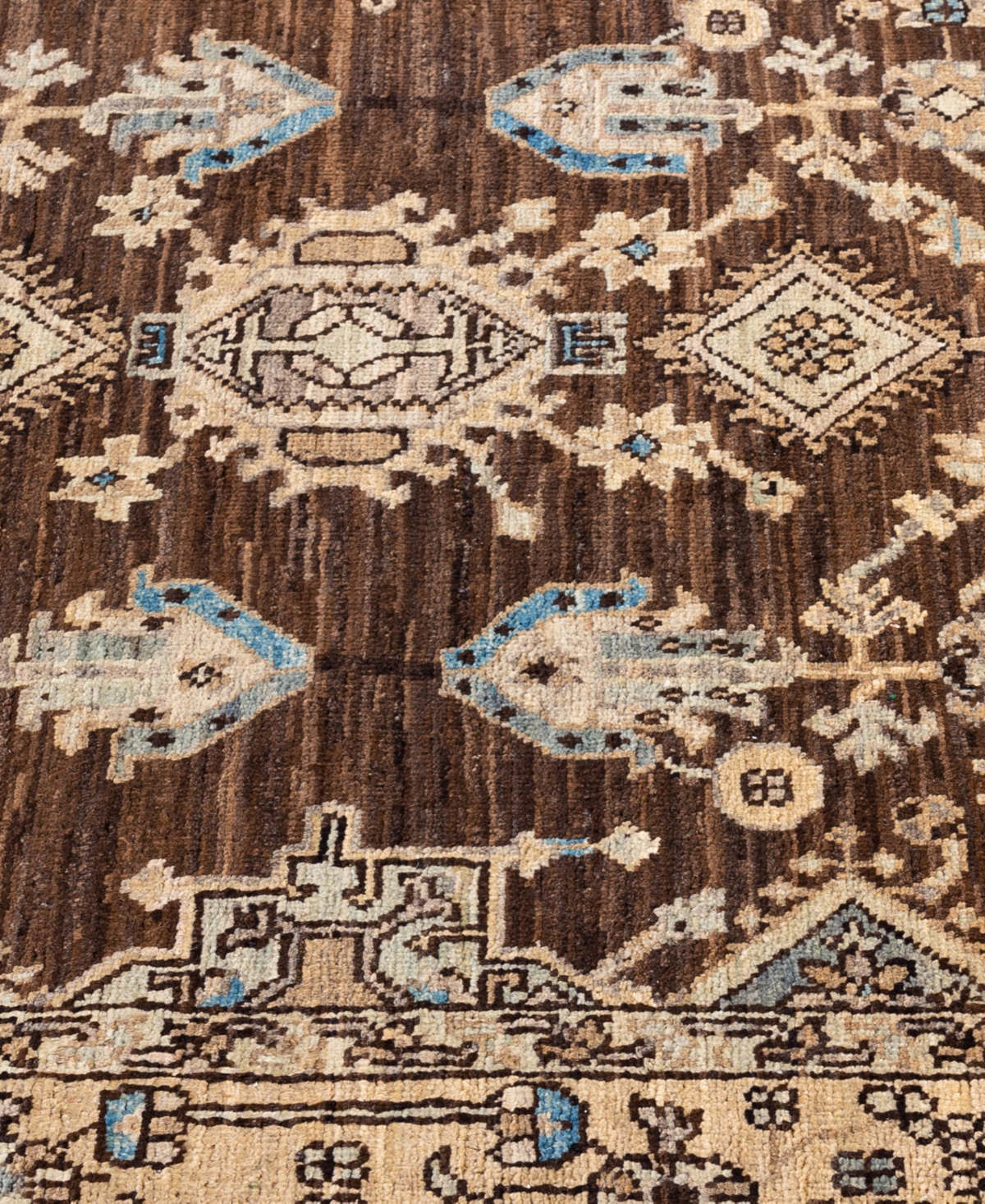 Adorn Hand Woven Rugs Serapi M0103-320 4'x5'11" Area Rug In Brown